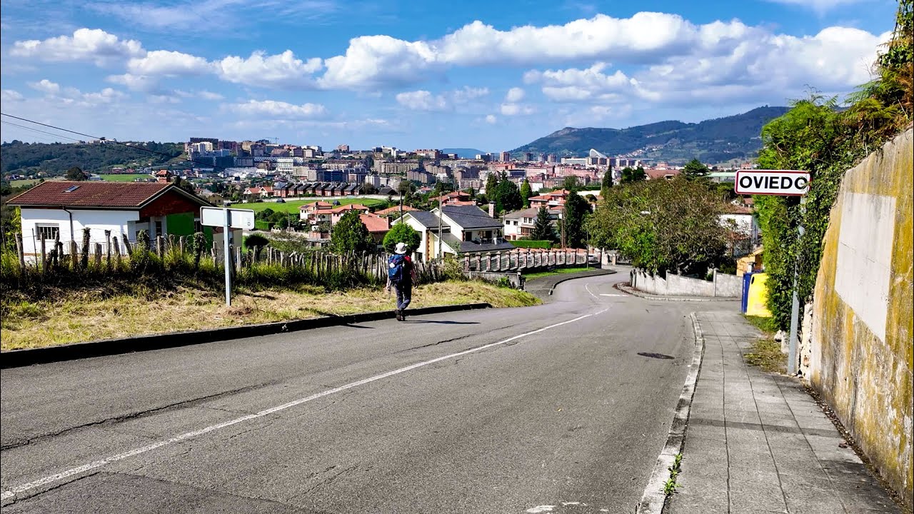 Camino de Santiago.Camino del Salvador Etapa Mieres del Camino-Oviedo
