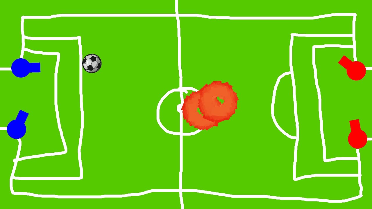 RED VS BLUE: Auto Cannon Soccer