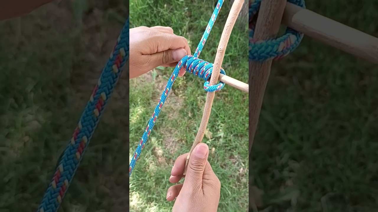 An Incredible Tension System You've #lifehacks #camping #tips #knots #ascendingnode
