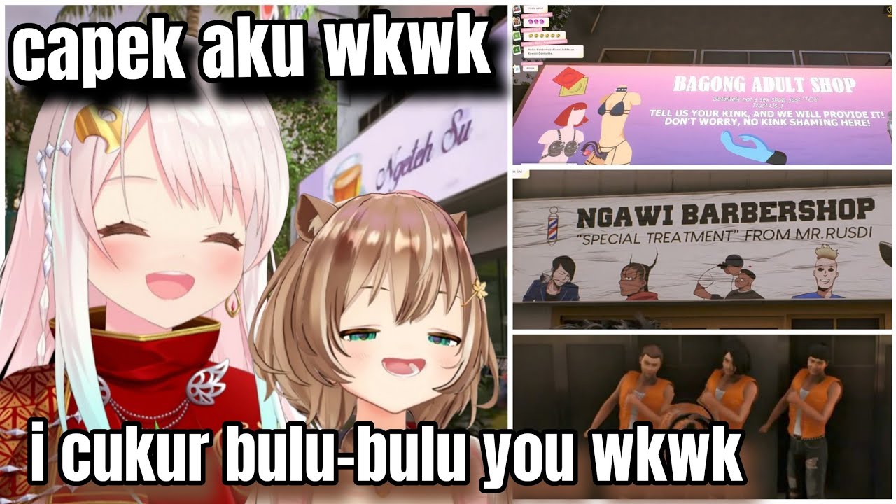 9 menit Iofi & Risu ketawa enggak bisa berhenti gara² bacain poster di game wkwk 【 Troublemaker 2 】