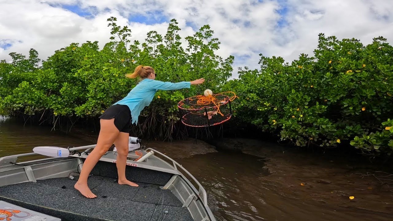 Big Crabs on Big Tides // MUD CRABBING Catch & Cook