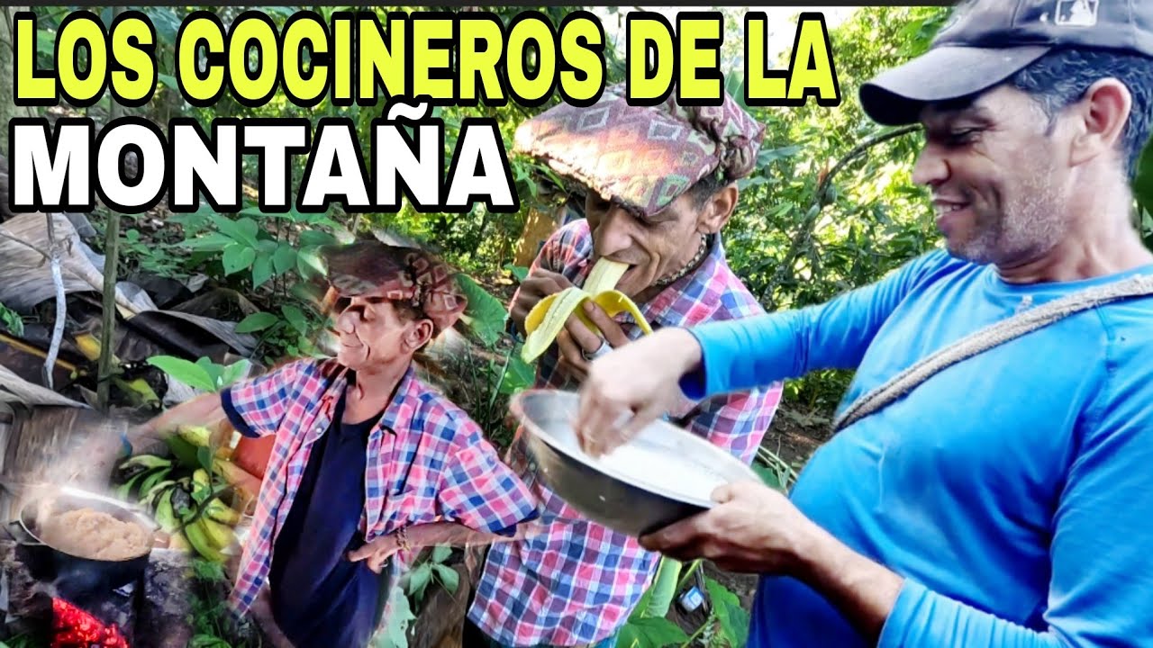 Don NEGRO y SANTO Cocinando 🧑‍🍳 en la MONTAÑA. Don Negro muy atento como siempre 🙏