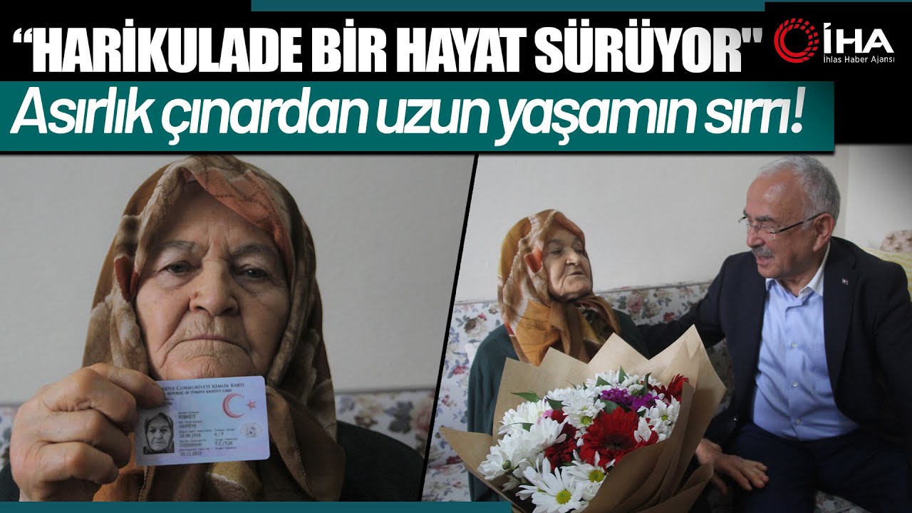 Ordulu 110 yaşındaki Hayriye nine, Anneler Günü'nde unutulmadı