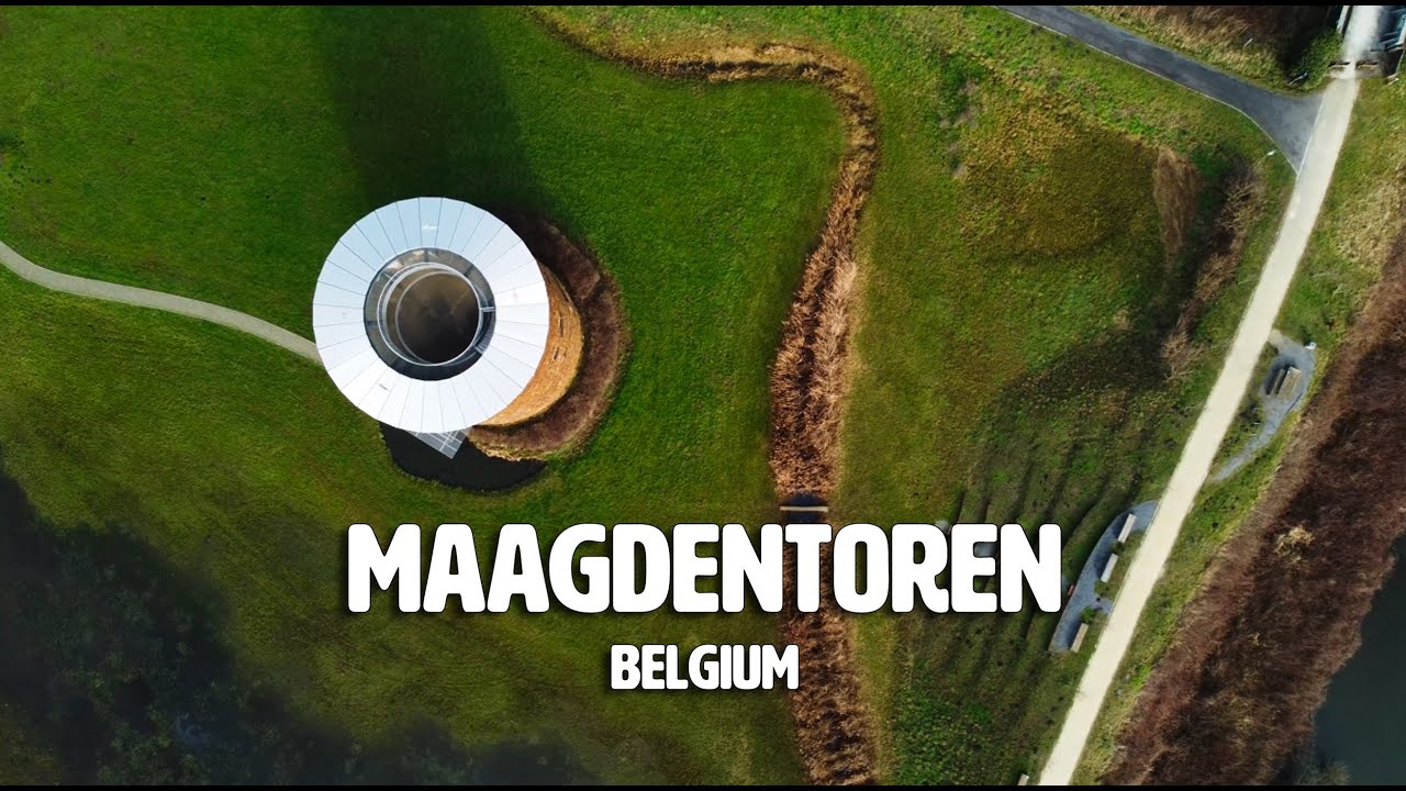Maagdentoren Zichem, Belgium - 4K Drone Footage