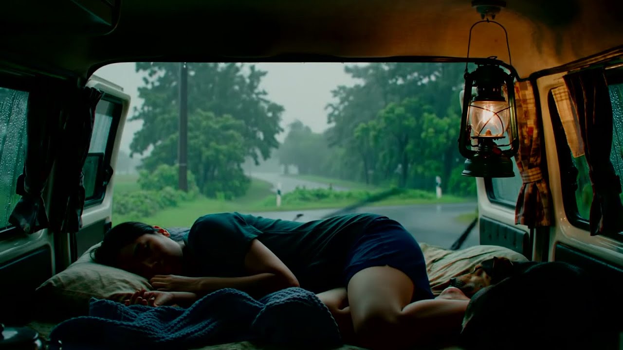 Rain Sounds for Sleeping - Instantly Fall Asleep with Warm Rain on a Car Window