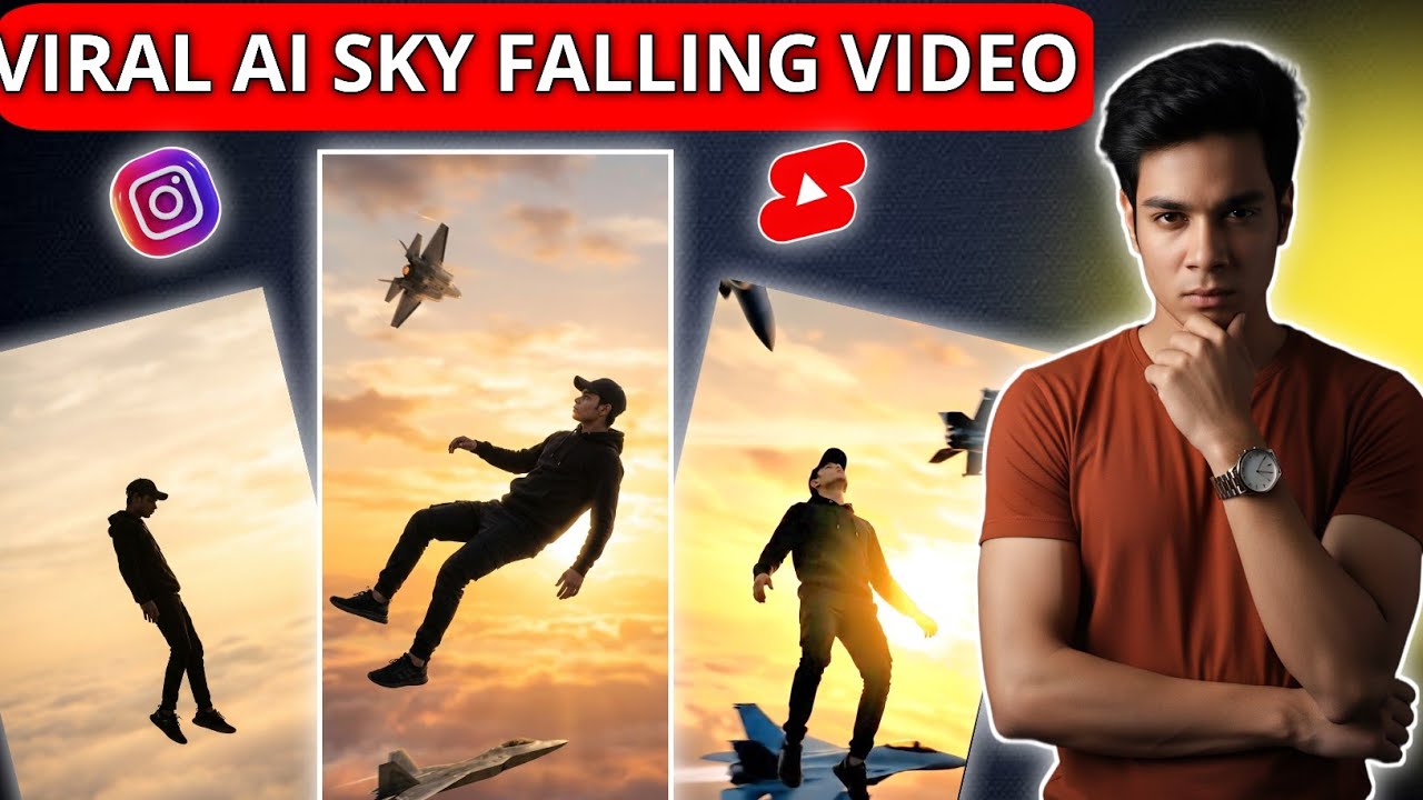 How To Create Viral AO Sky Falling Video | Ai Video Kaise Banaye free 