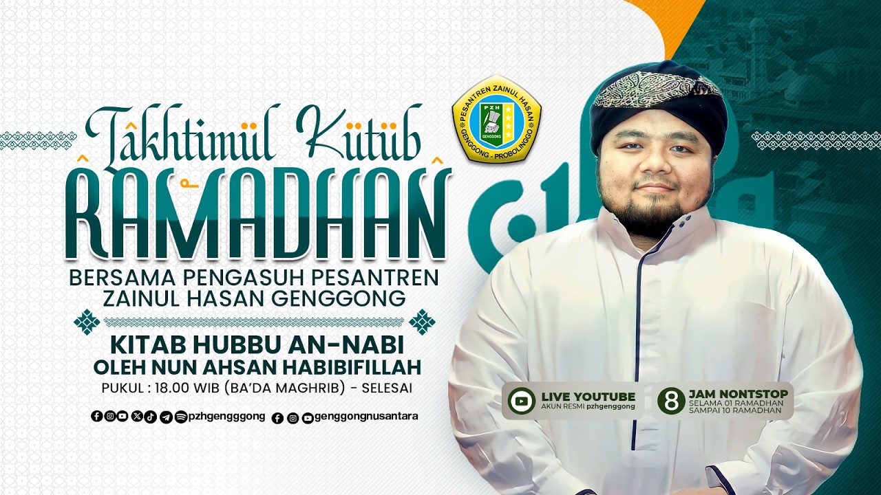 #2 🔴LIVE NGAJI RAMADHAN | KITAB HUBBUN NABI
