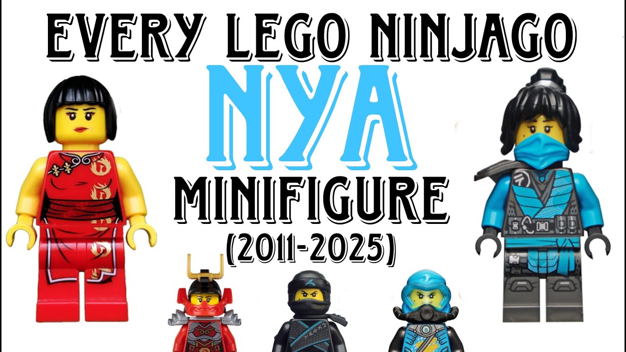 Every Lego Ninjago Nya Minifigure (2011-2025)