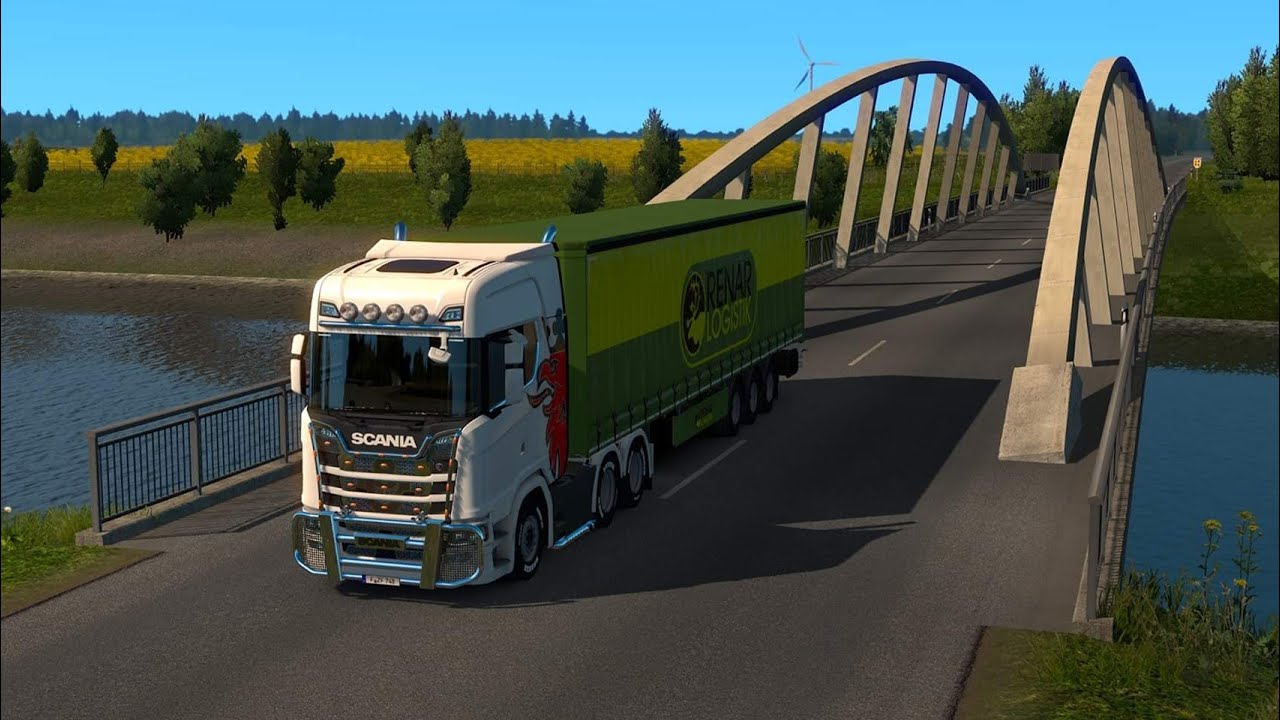 Euro Truck Simuator 2 RusMap 1.35