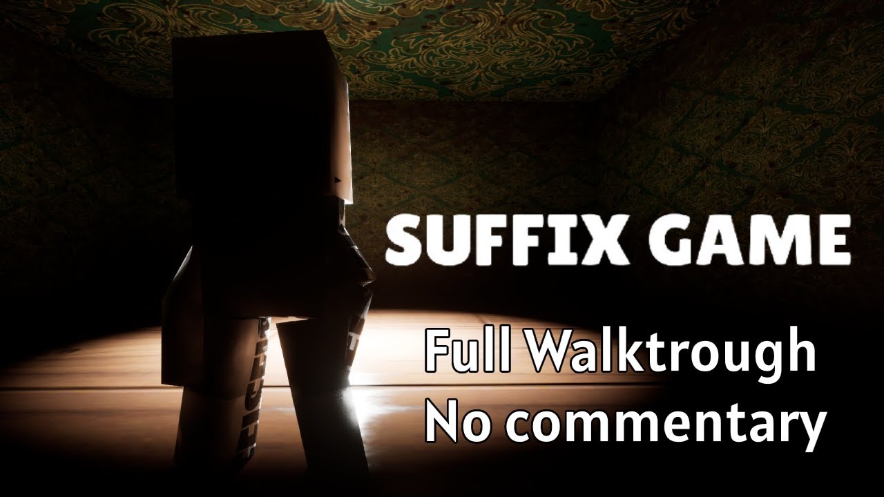 Suffix Game: Chapter 1 Full Walkthrough No commentary | Ciresi Games