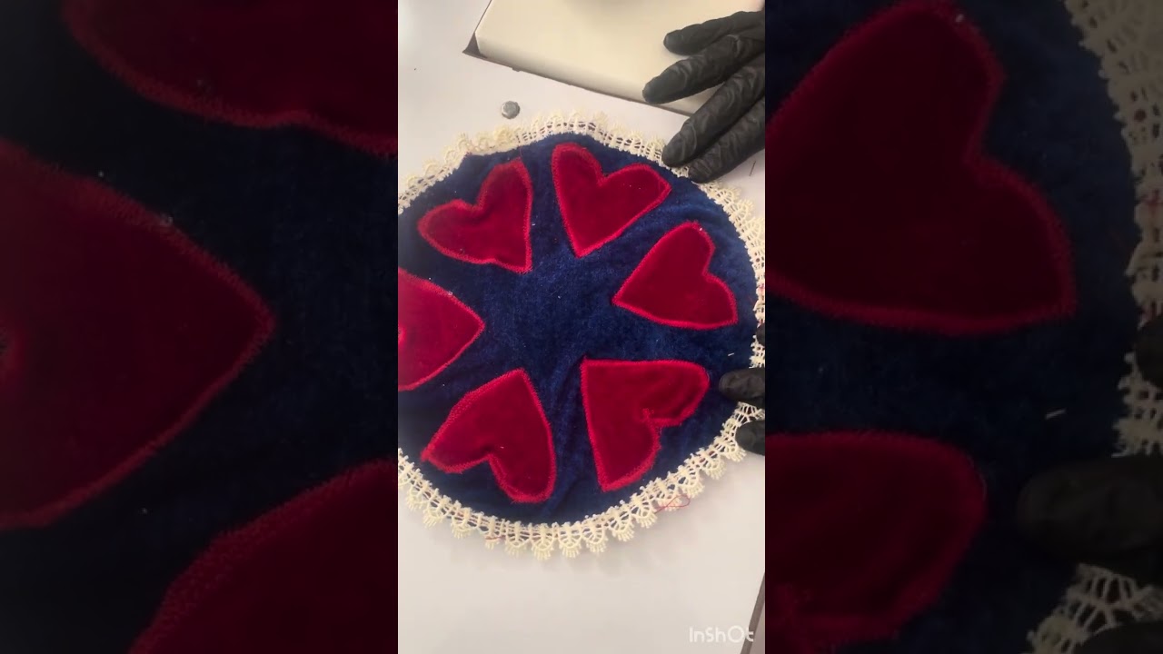 واقية صحون من بقايا القماش ودانتيل 👍👍🔔🔔🫶🫶