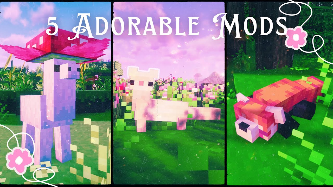 Топ-5 очаровательных модов на существ в Minecraft 🌿🍄