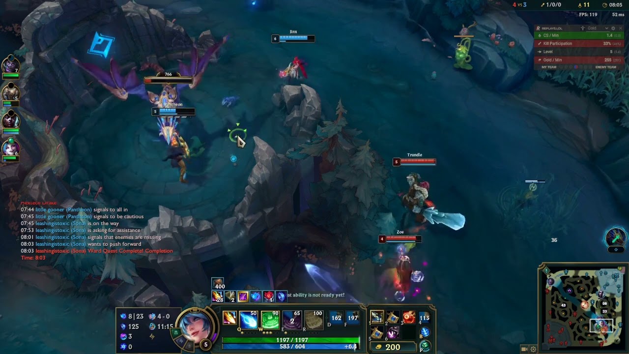 senna vs zoe