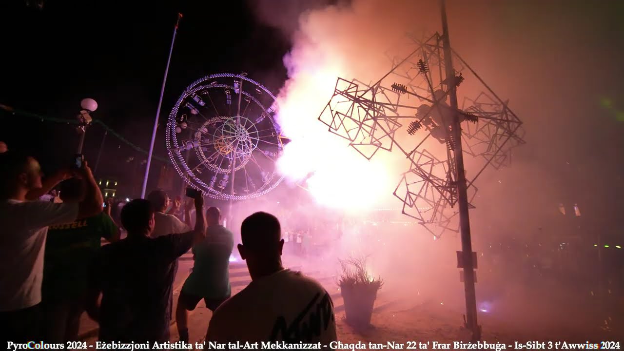 PyroColours 2024   Għaqda tan Nar 22 ta' Frar Birżebbuġa