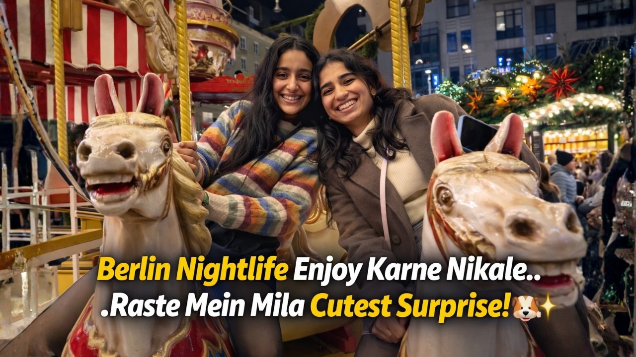 Berlin Nightlife Enjoy Karne Nikale.. Raste Mein Mila Cutest Surprise! 🐶✨
