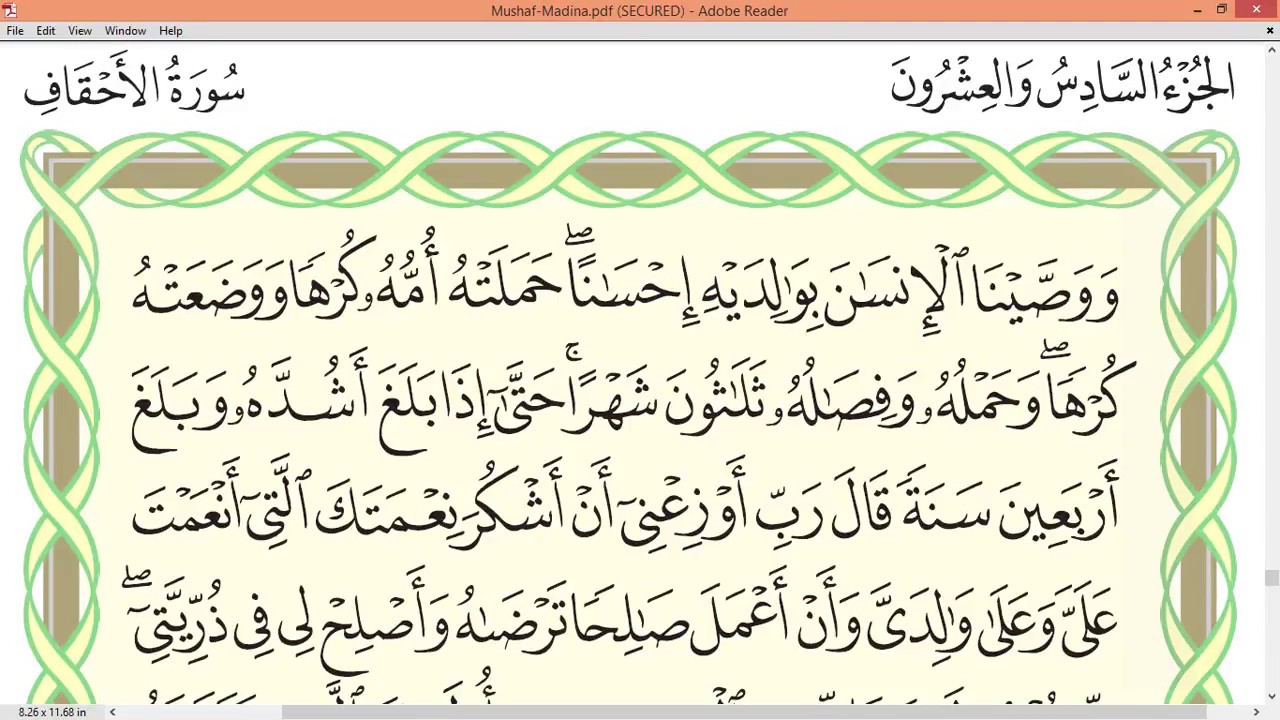 Practice reciting with correct tajweed - Page 504 (Surah Al-Ahqaf)