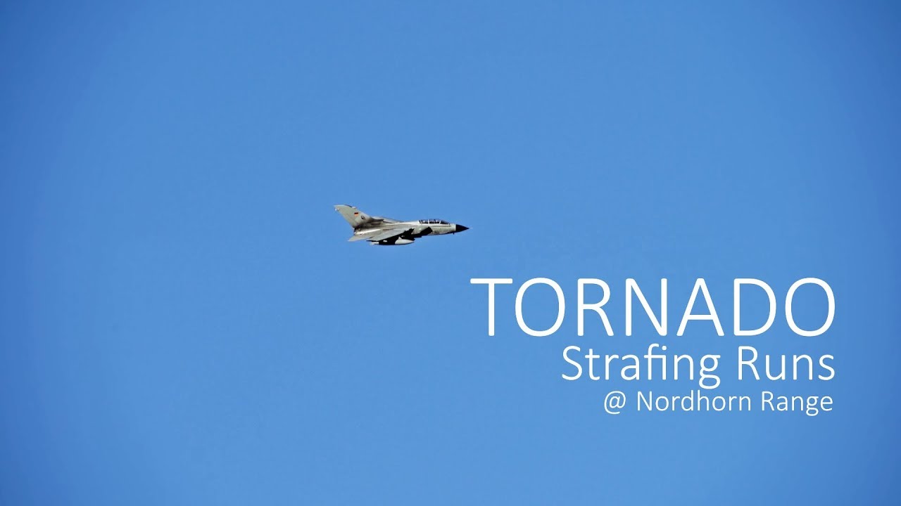 Tornado Strafing Run - Nordhorn Range