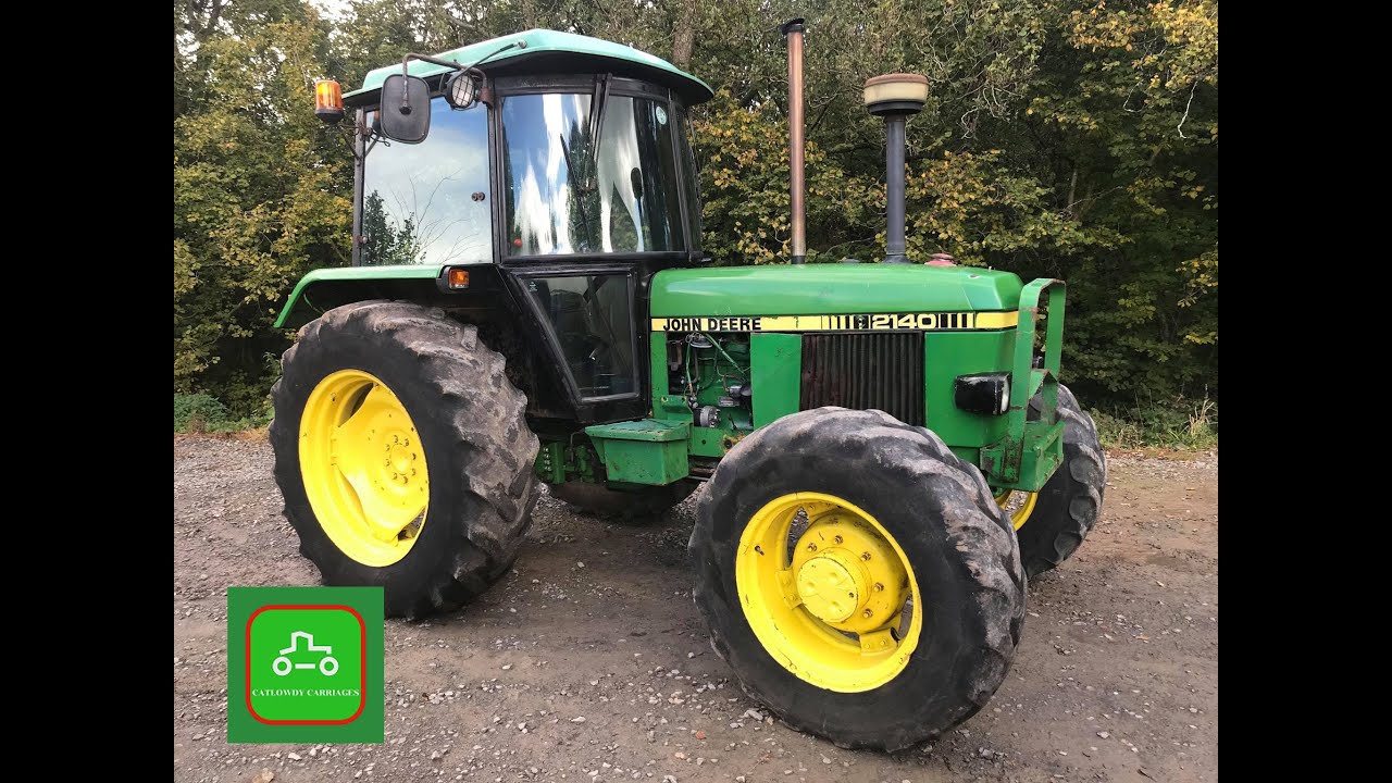JOHN DEERE 2140 4X4 GREAT RUNNING 1985 TRACTOR SOLD BY www.catlowdycarriages.com