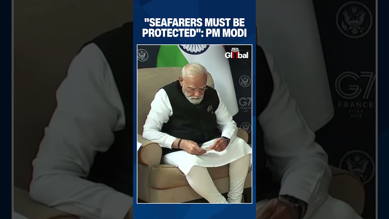 PM Modi Raises Seafarer Safety and Strait of Hormuz Security During Key Peace Talks |#shorts