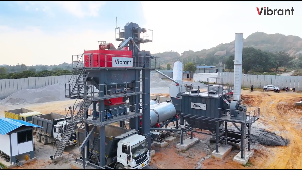 VIBRANT | ASPHALT BATCH MIX PLANT | VBA 120 | ABG CONSTRUCTIONS | BANGALORE | KARNATAKA