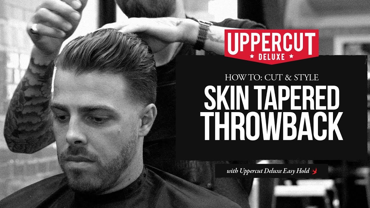Haircut Tutorial: How to Cut and Style Skin Tapered Throwback | Uppercut Deluxe | Easy Hold