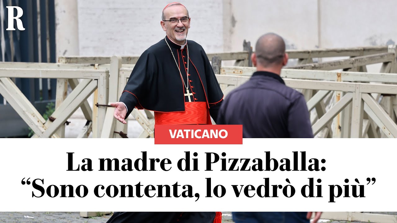 La madre del cardinal PIZZABALLA dopo il CONCLAVE: 