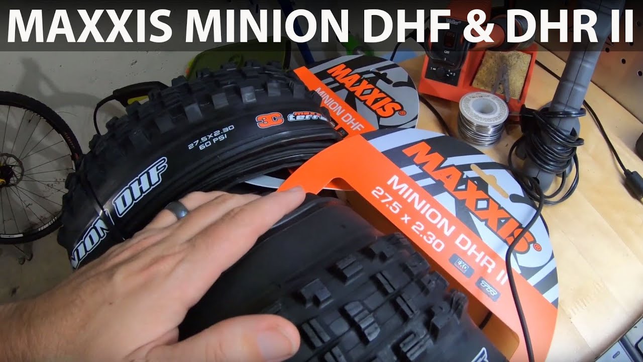 Installing Maxxis Minion DHF and DHR II tires on my Giant Stance 2