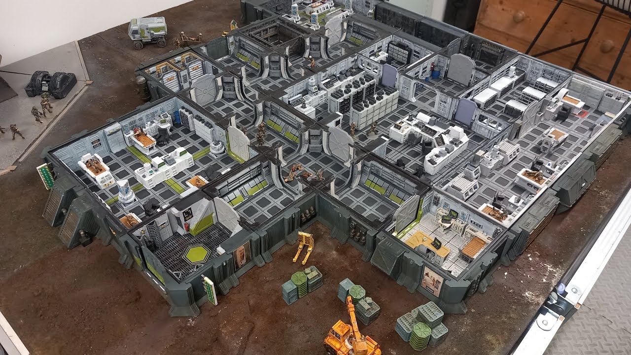 colony clinic 3D printing Aliens terrain by Lv427-designs