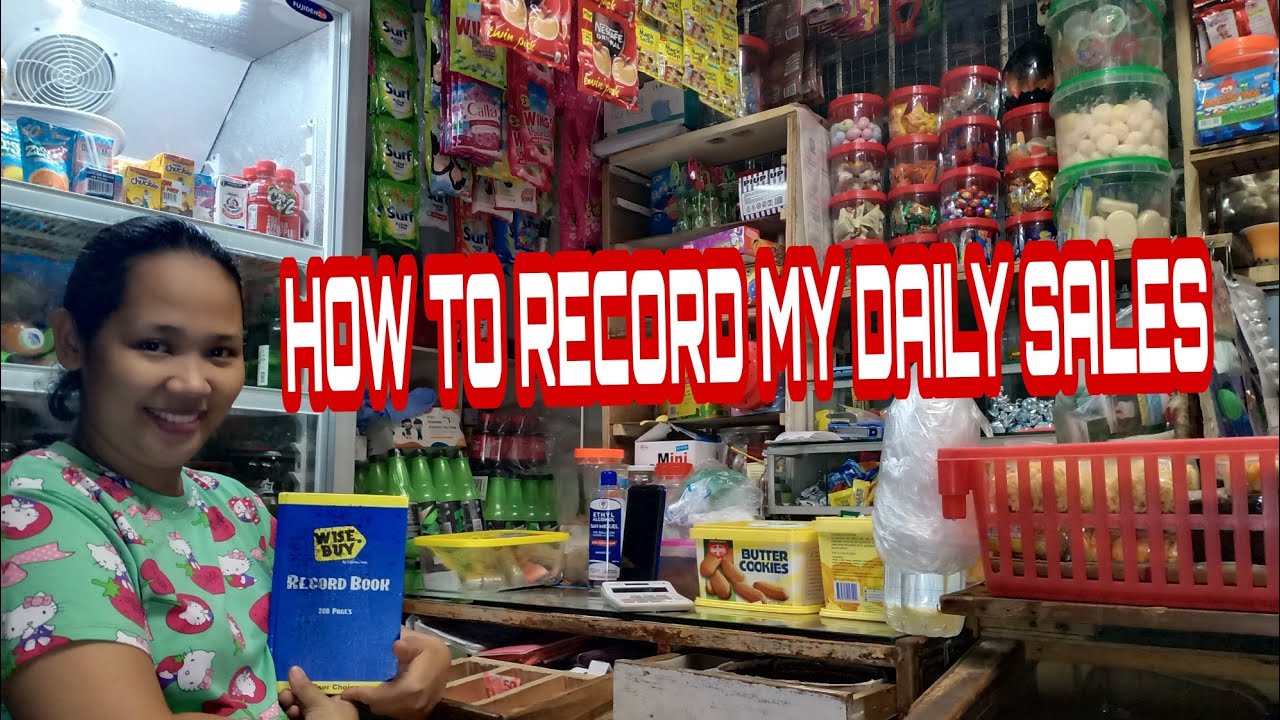 DAILY SALES INVENTORY OF MY 1ST SARI-SARI STORE @enyangvlog7228