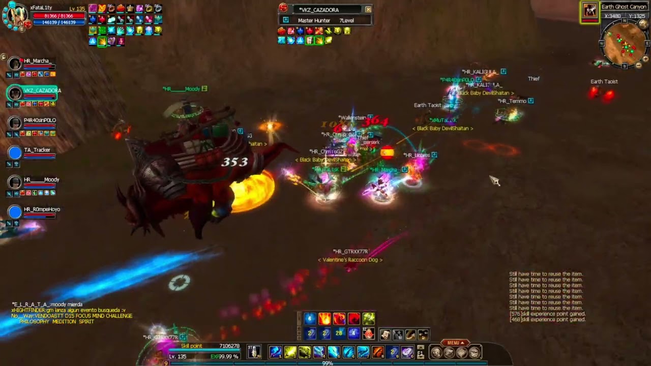 Silkroad Latino - Thief vs Hunter 2026 Spear Full INT 135