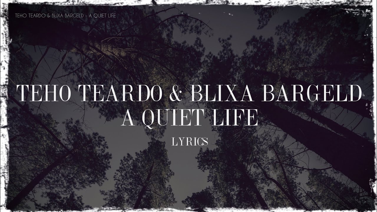 Teho Teardo и Blixa Bargeld - A quiet life/Тихая жизнь (текст песни)