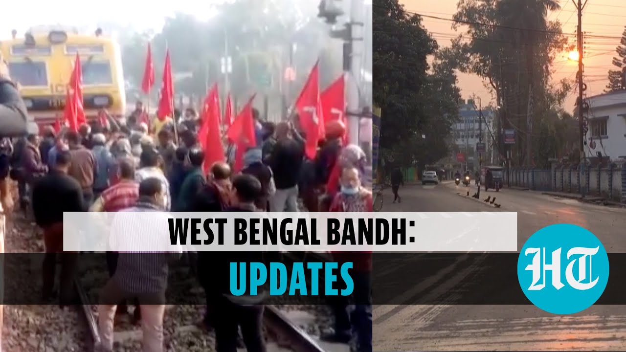 Bengal bandh: Left party workers block roads & railway tracks, normal life hit