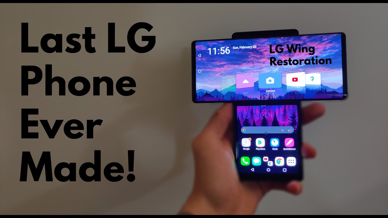 LG Wing Restoration/Screen Replacement - LG's Last Phone!