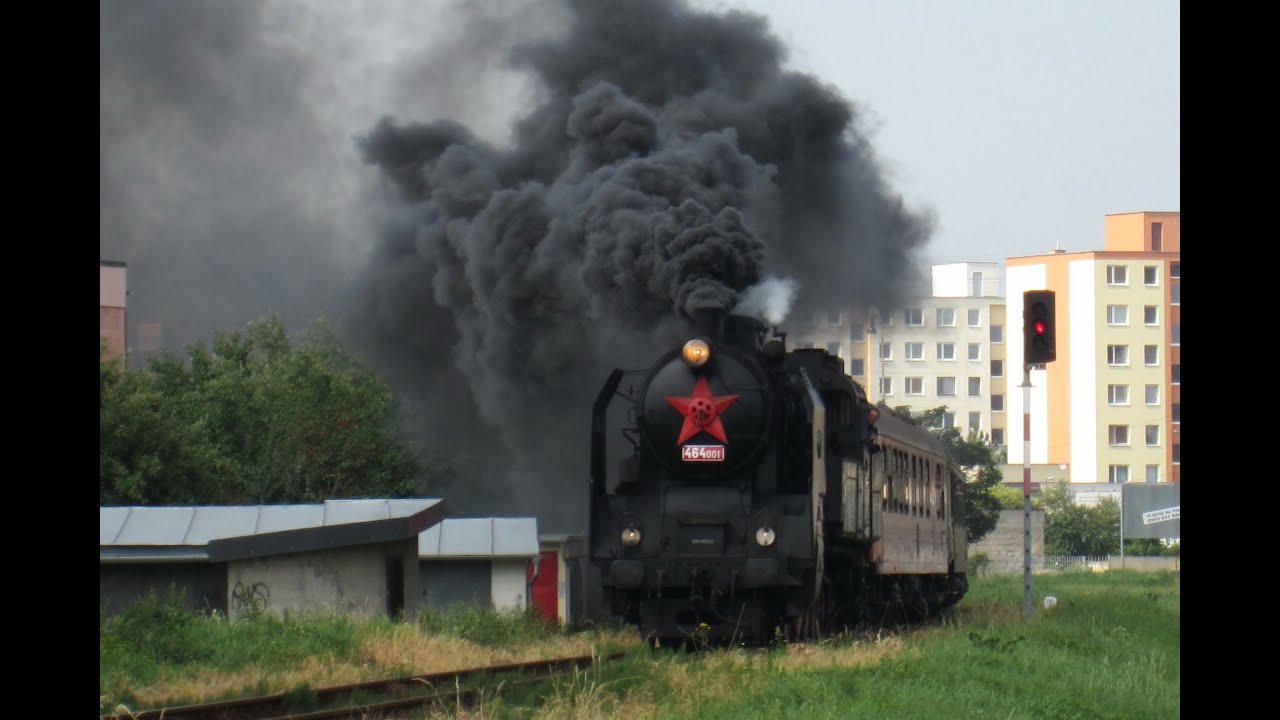 Vlaky Slovensko - Ušatou 464.001 na pravniansky jarmok 2013