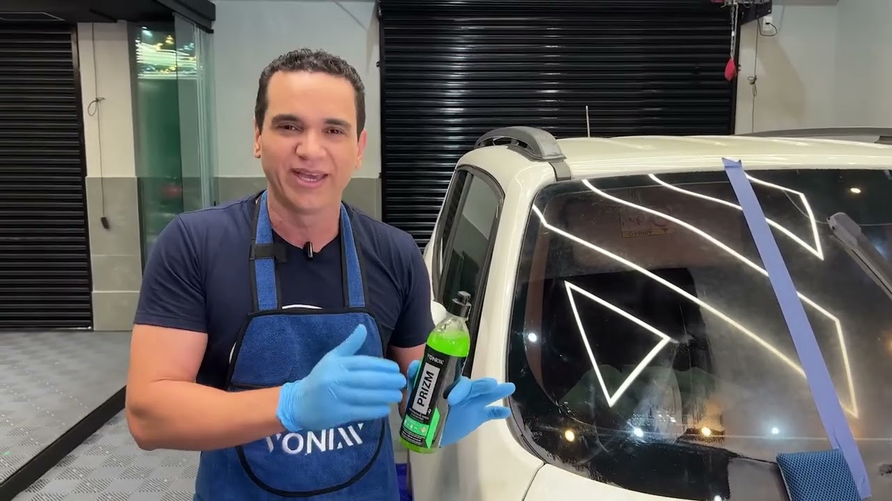 Como Usar o Prizm para Descontaminação de Vidros como profissional. Vonixx