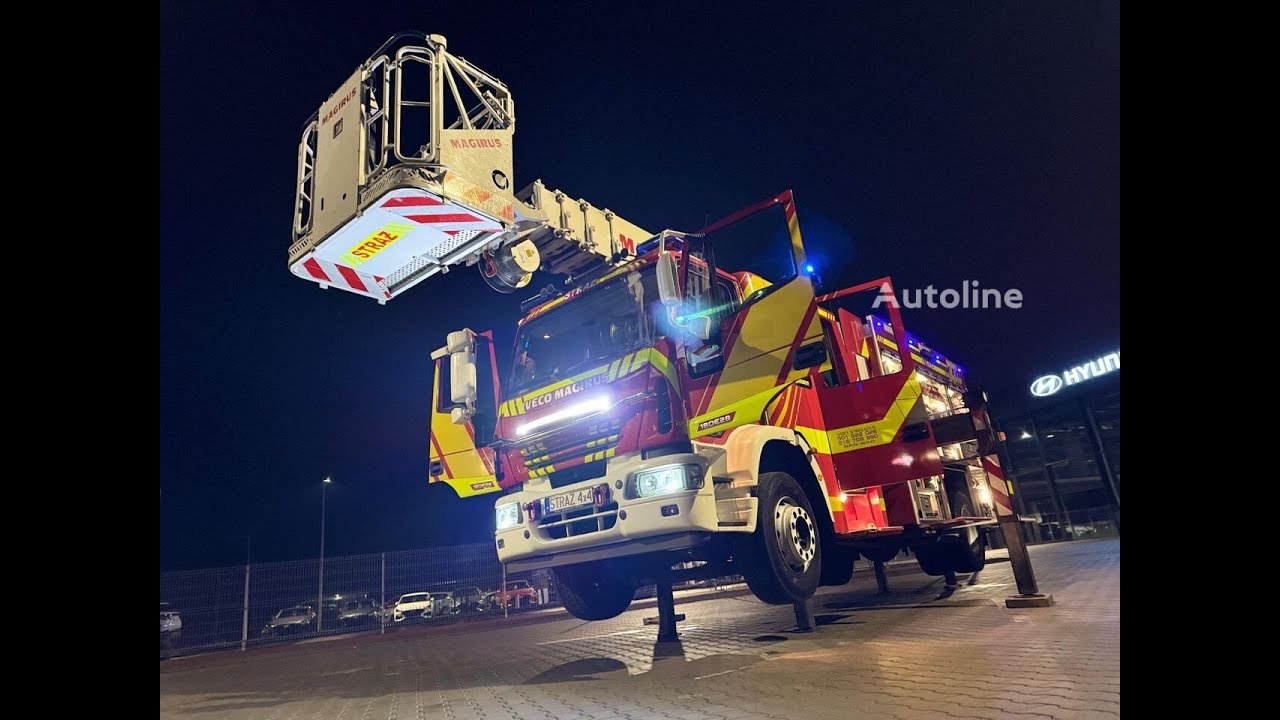 IVECO MAGIRUS MULTISTAR- innowacyjny pojazd pożarniczy z podnośnikiem.
