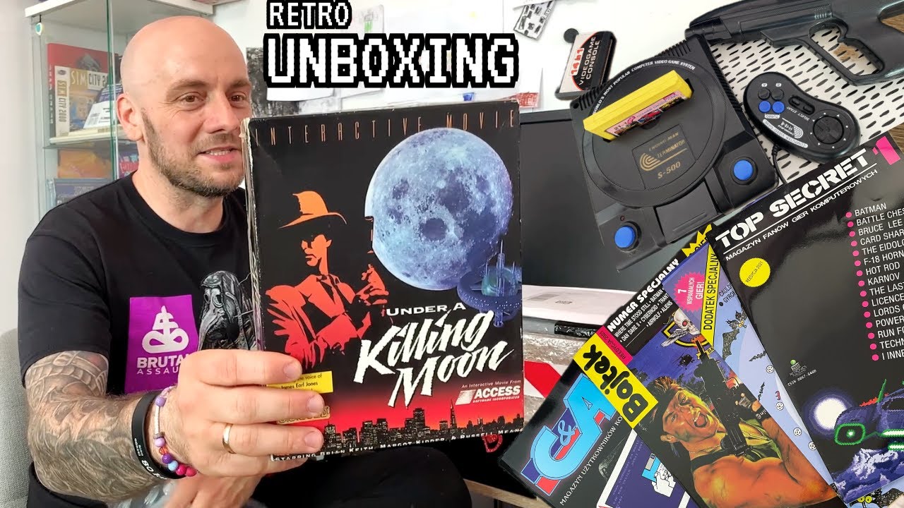 UNDER A KILLING MOON (BOX), MAGAZYNY od Retronics i KONSOLA od Rafała - UNBOXING