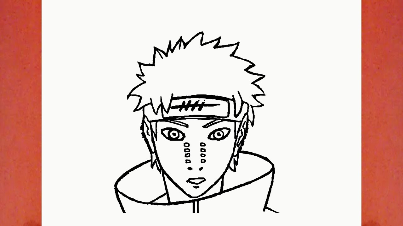 COMO DIBUJAR A PAIN DE NARUTO