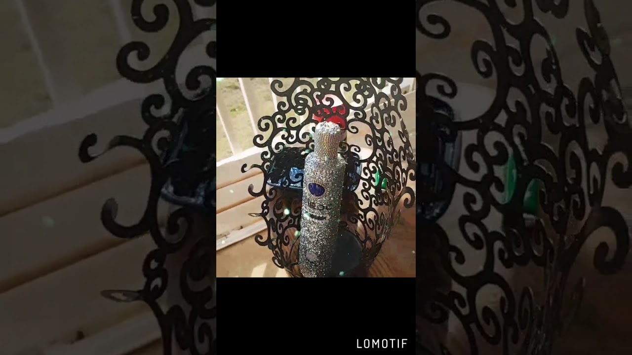 Blinged out Ciroc Bottle