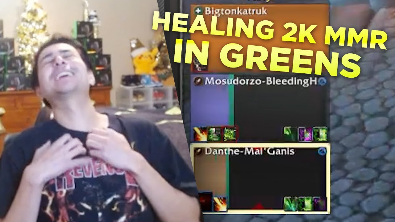2k MMR Resto Druid...in Full Greens...is CHAOS | Pikaboo WoW Arena