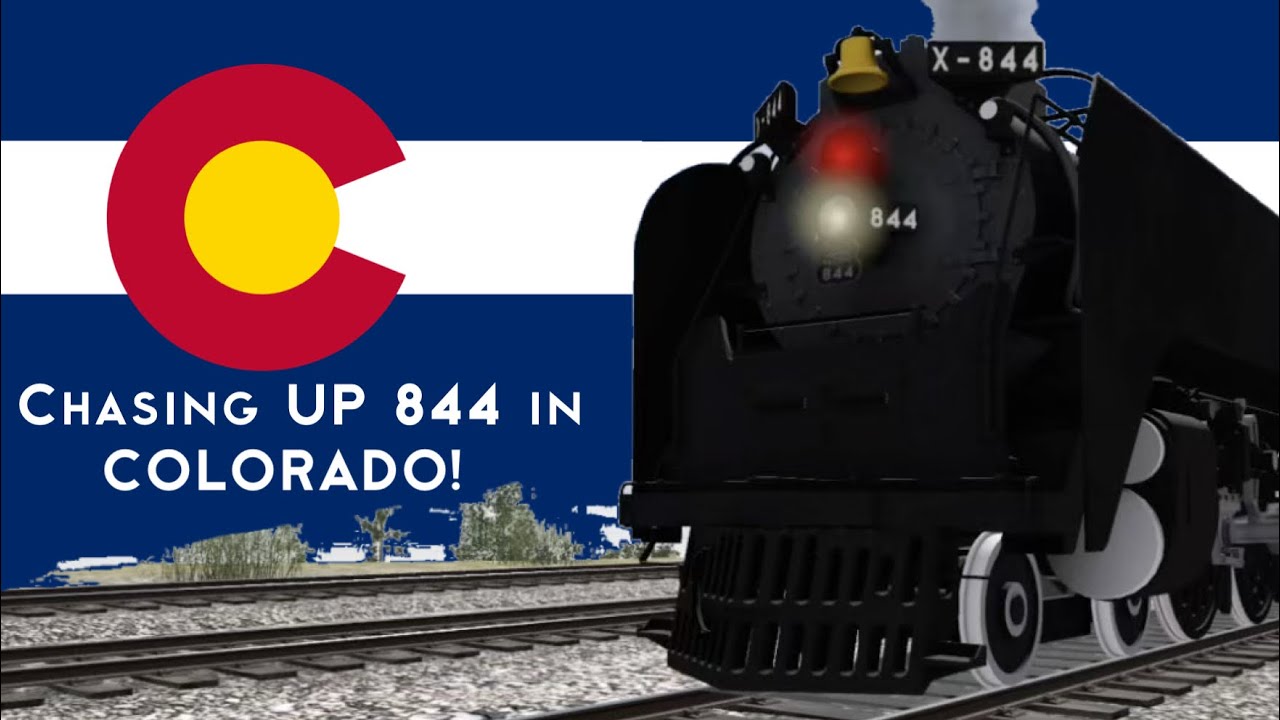 Trainz 22: Chasing UP 844 through Colorado!