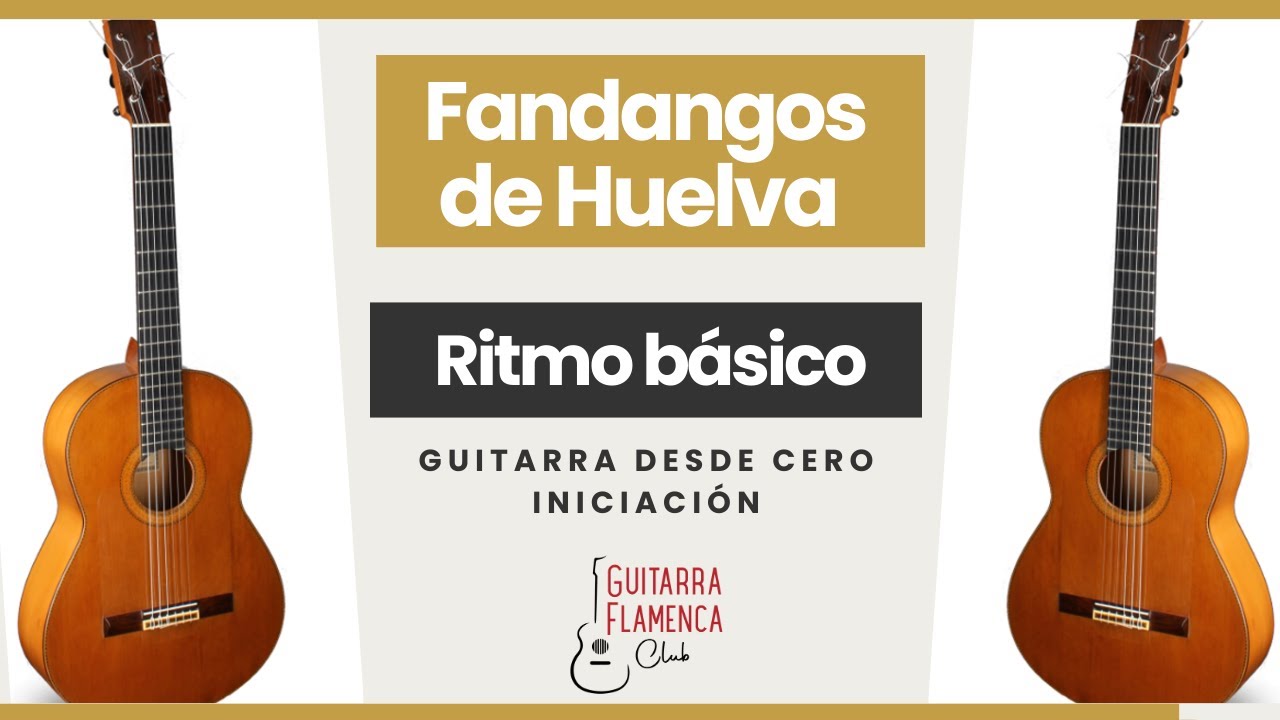Como tocar Fandangos:  ritmo básico iniciación