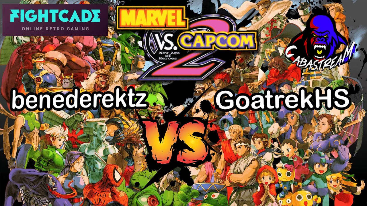 MvC2 - Fightcade Archive Casuals - benederektz vs GoatrekHS - Full Set
