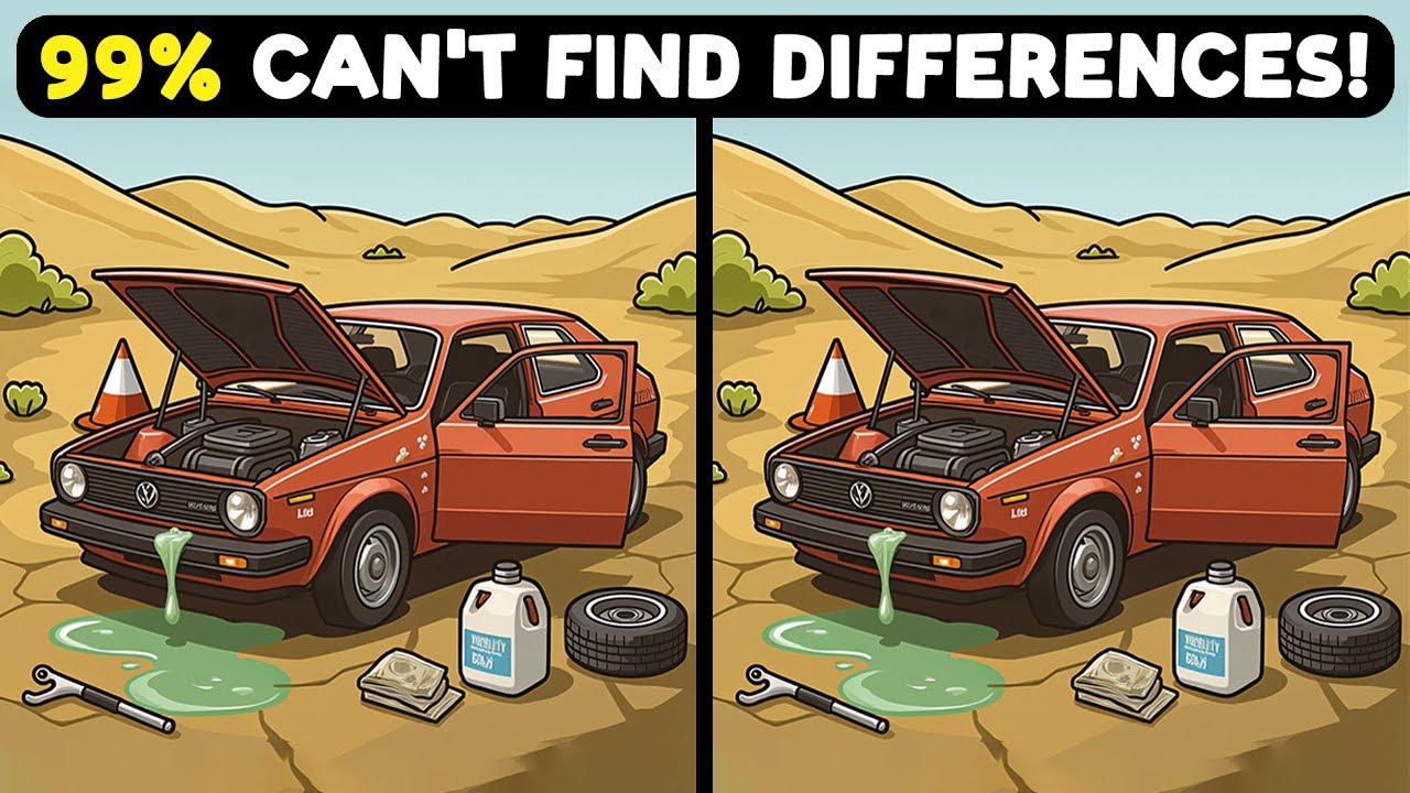 🧠🧐 Find the Differences | Visual Puzzle 《Test Your Skills》