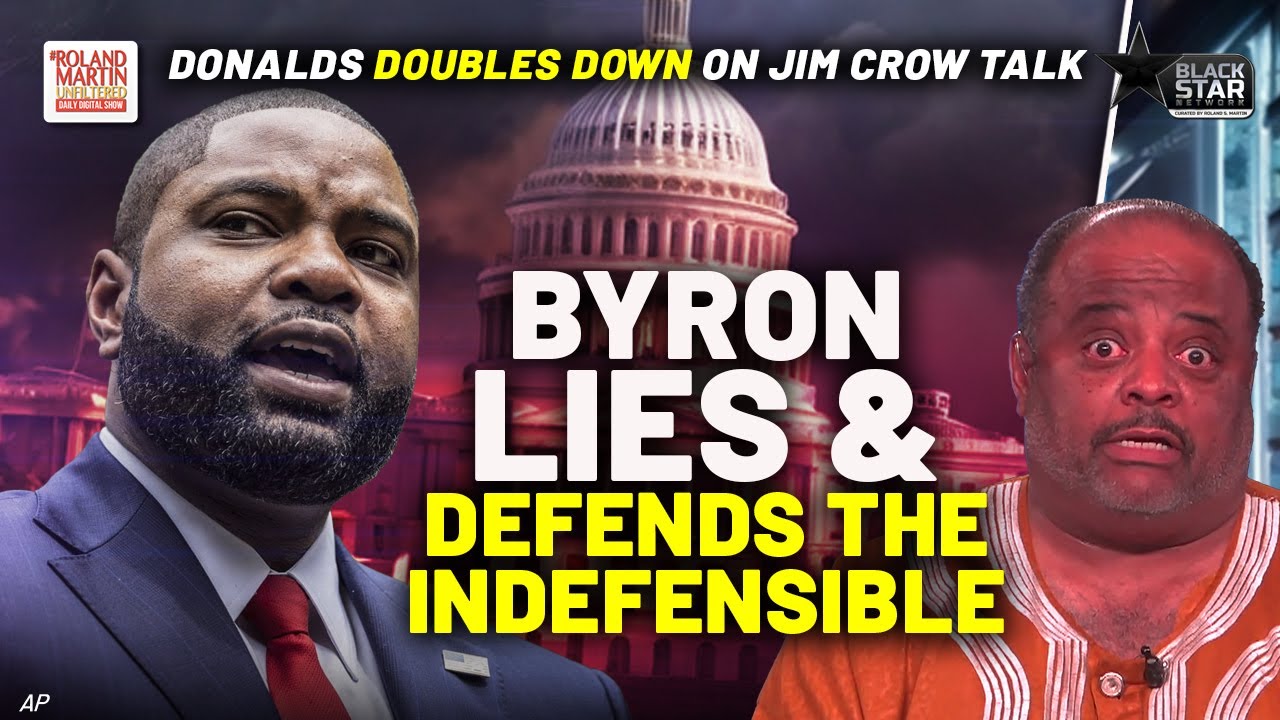 Byron Donalds LIES about Black marriage rates; DEFENDS JIM CROW COMMENTS | Roland Martin