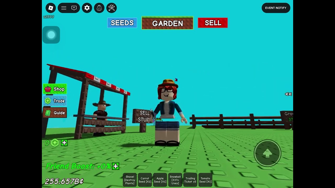 Playing Grow a garden and this happend ( read description)✨