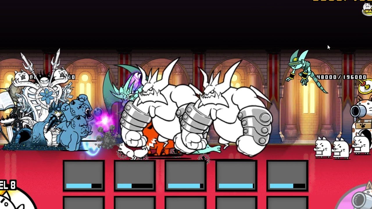the battle cats but i use enemies