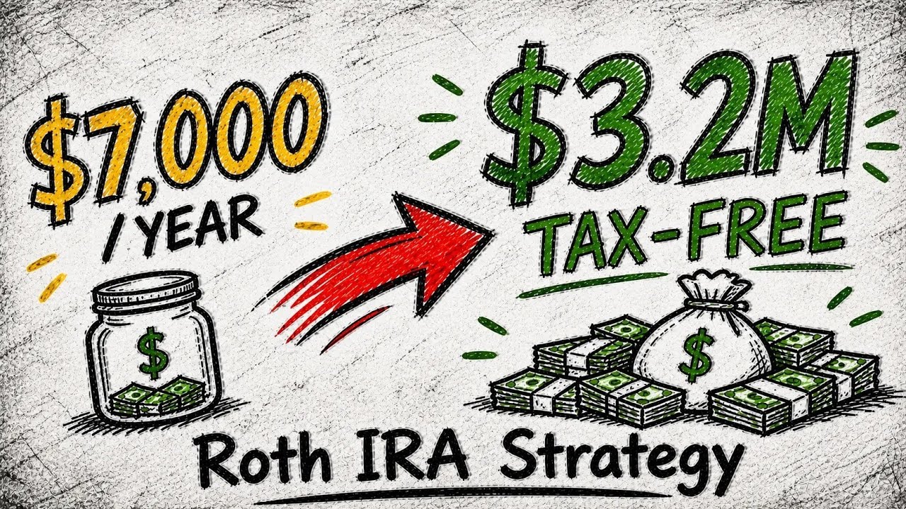 The $7,000 Roth IRA Strategy That Turns Into $3.2 Million Tax-Free
