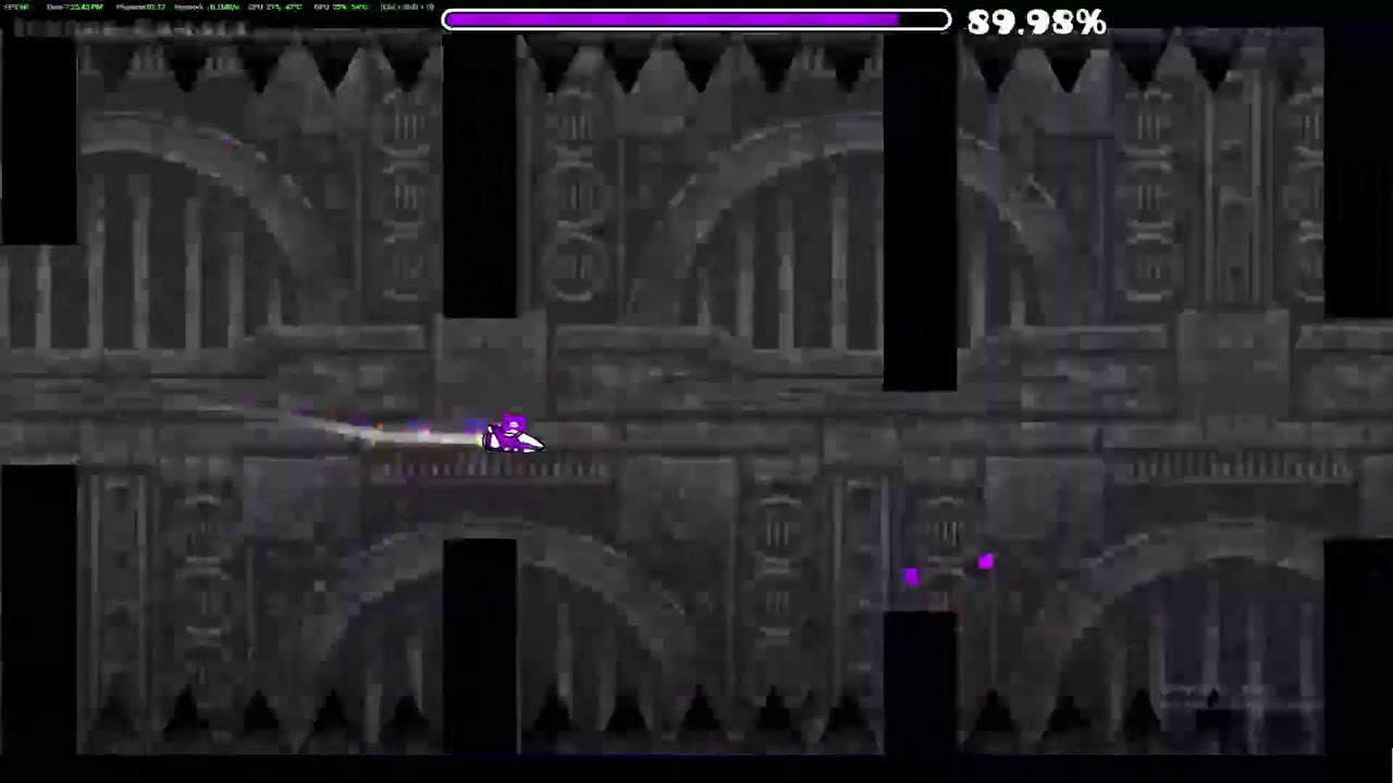 building my level in geometry dash! OwO