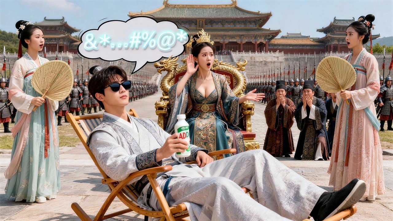 穿成古代咸魚卻被女帝偷聽心聲！本想躺平吃瓜，她卻靠我腦內彈幕和現代知識穩坐龍椅，現在滿朝文武都在查：陛下背後那位大佬到底是誰？ MTDJ#逆襲 #打臉 #反轉 #爽劇 #戰神